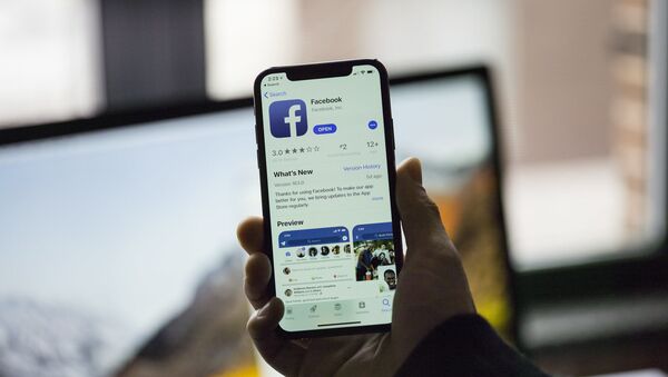 Facebook - logo - Sputnik Türkiye