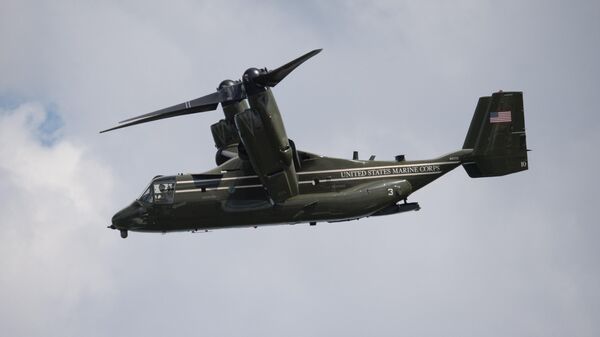 ABD ordusuna ait ‘CV-22 Osprey’ tipi nakliye uçağı - Sputnik Türkiye
