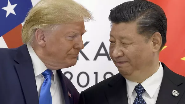 ABD Başkanı Donald Trump ve Çin Devlet Başkanı Şi Cinping  - Sputnik Türkiye